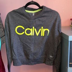 Calvin Klein performance cropped sweatshirt